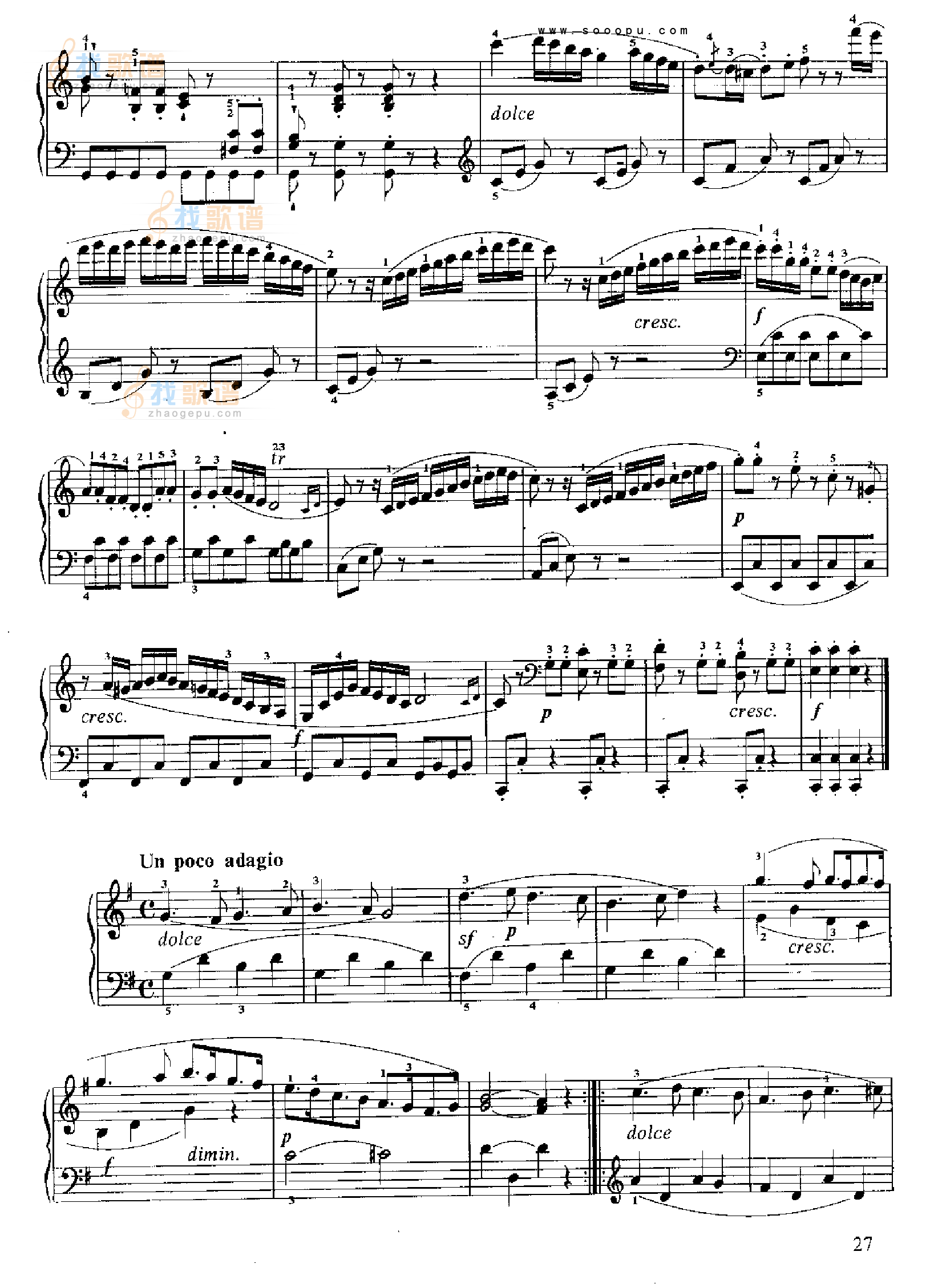 小奏鸣曲(Op.36 No.3)