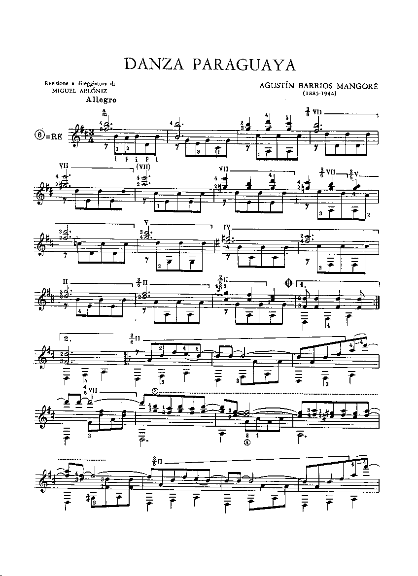 巴拉圭舞曲