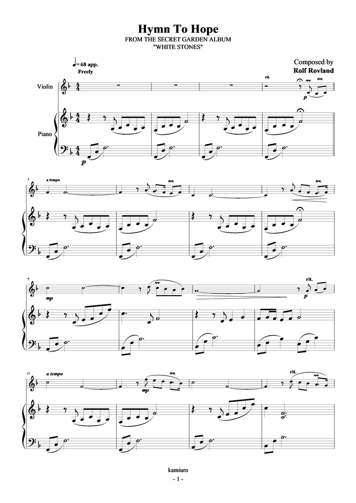 Hymn To Hope