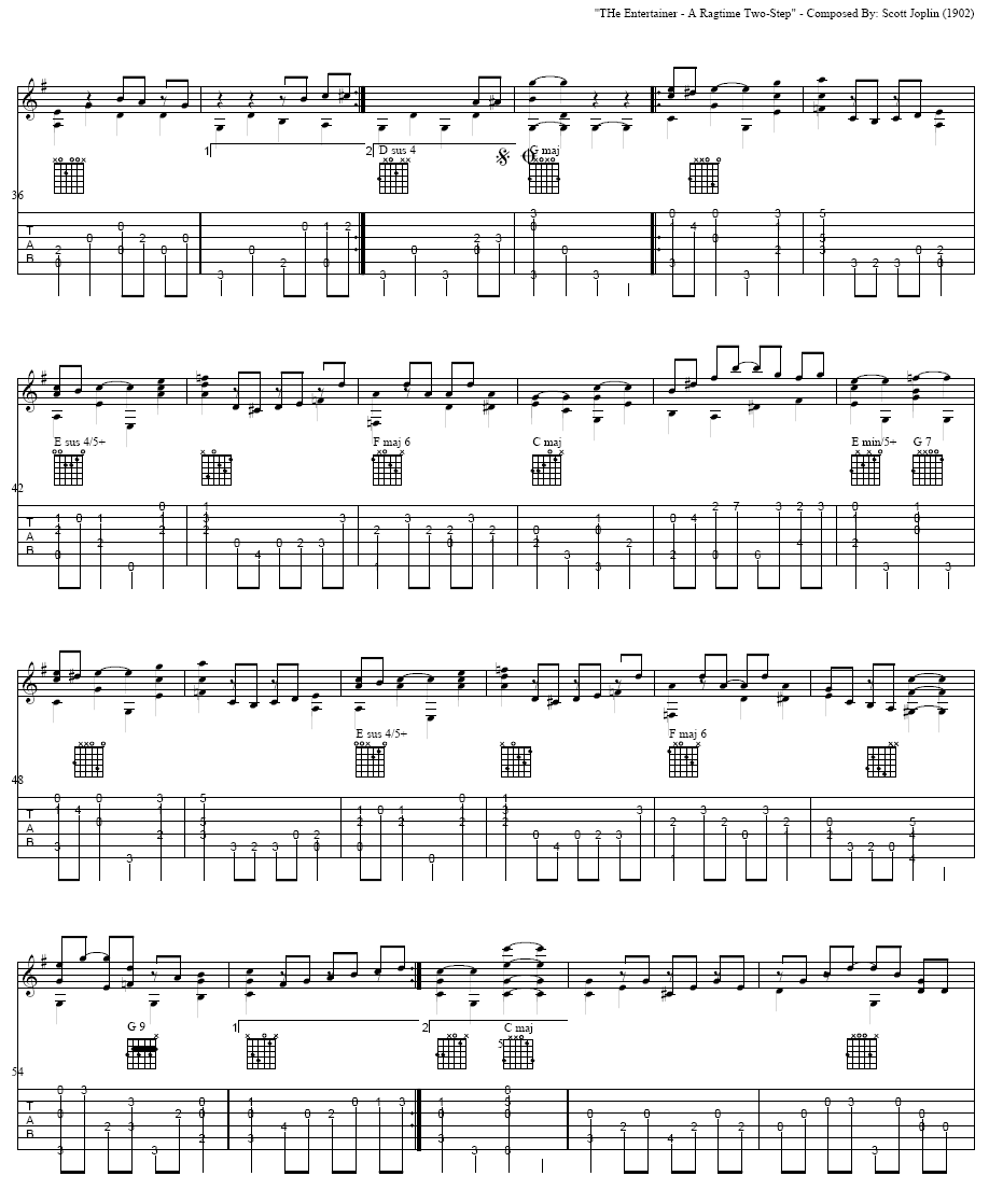 表演者-精心制作吉他谱( 六)