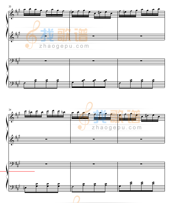 土耳其进行曲四手联弹