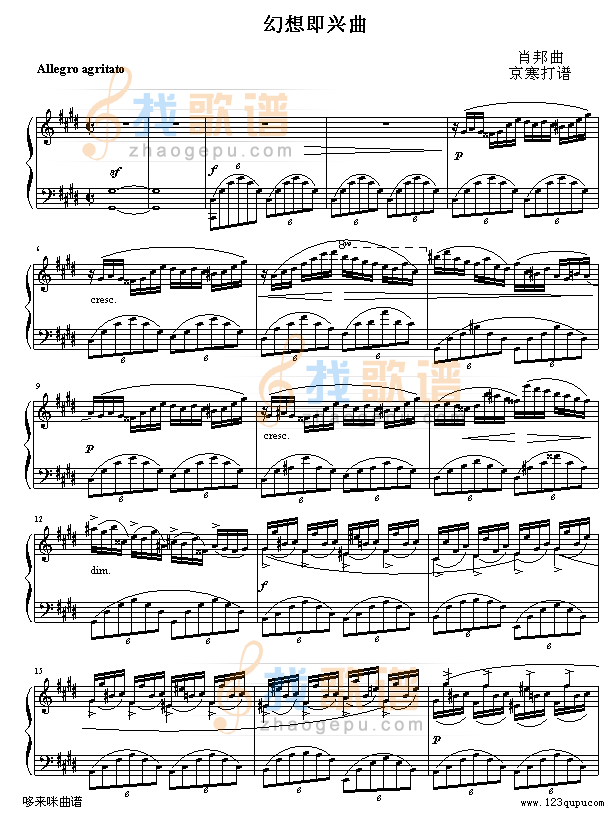 幻想即兴曲-京寒-肖邦