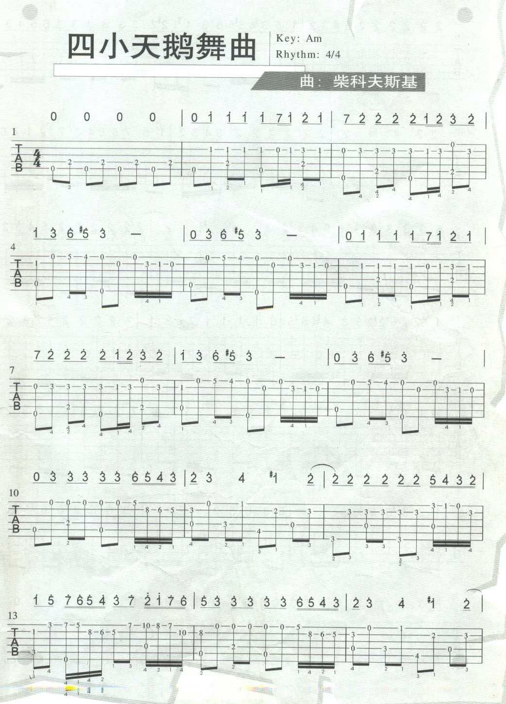 四只小天鹅舞曲