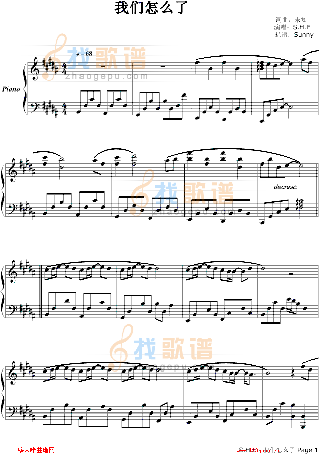 我们怎么了-S.H.E