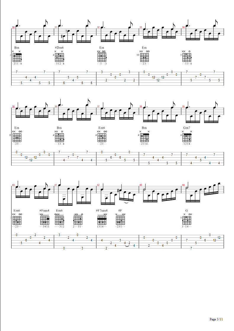 大教堂（完整曲谱最新整理——刘波）