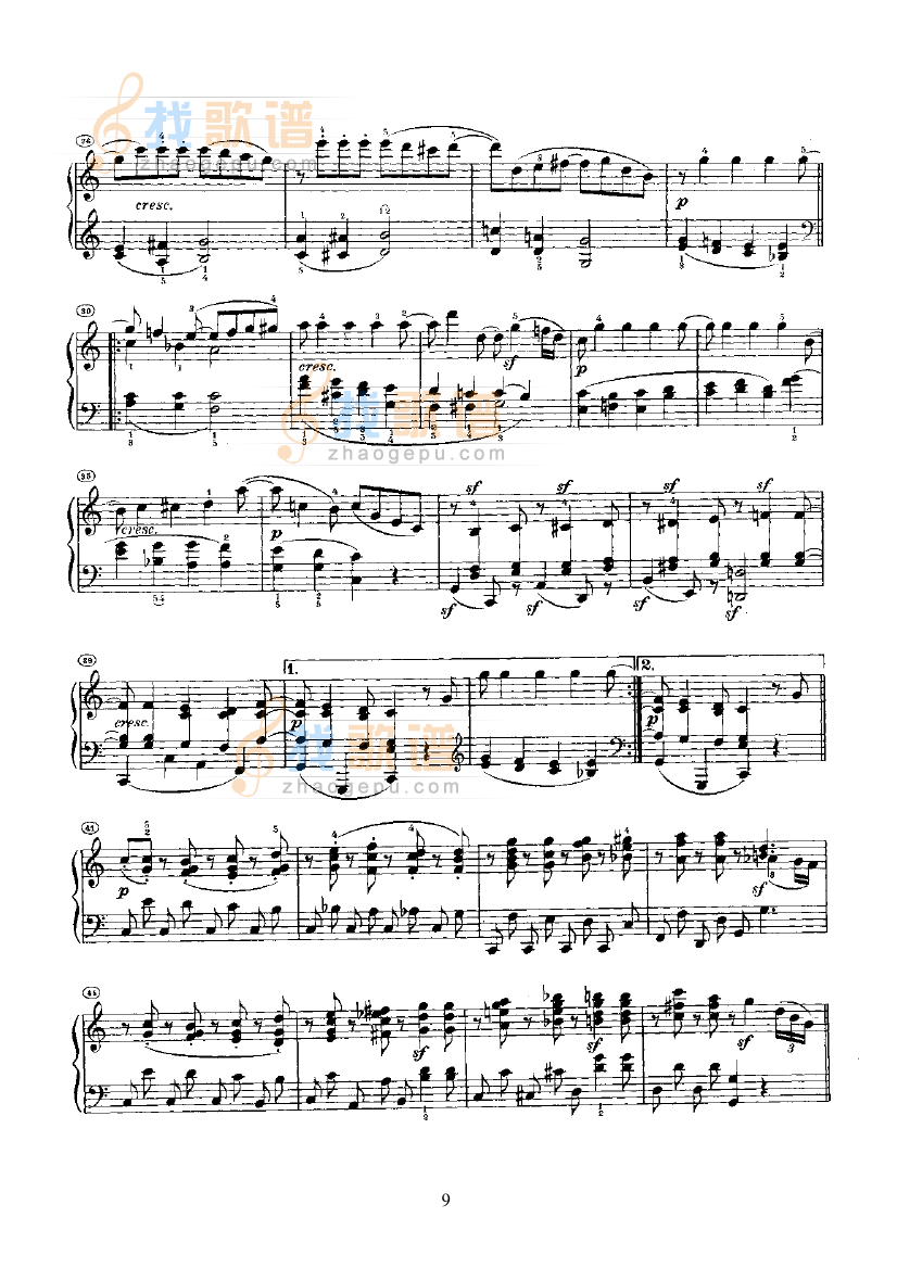 奏鸣曲(Opus14 Nr.2)