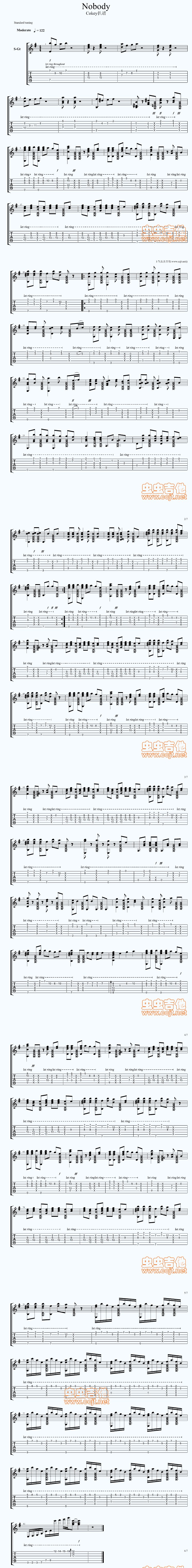 Nobody 指弹