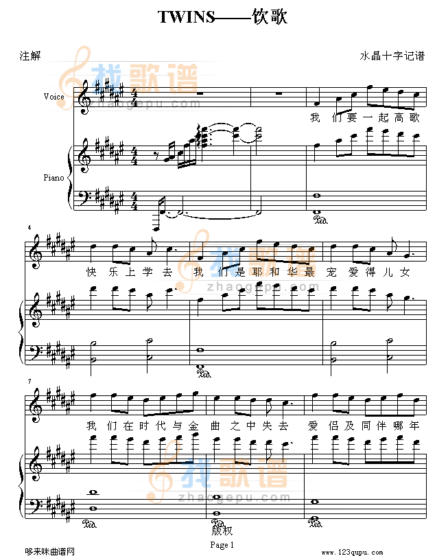 饮歌-Twins