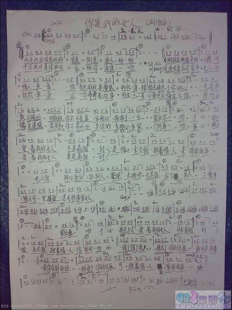 刘德华-你是我的女人