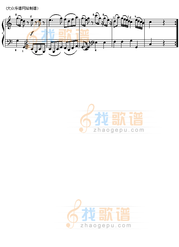 浪漫曲（选自G大调弦乐小夜曲第二乐章）