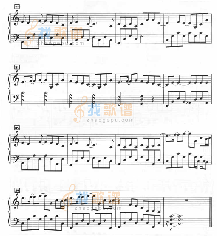 热带雨林（钢琴谱）[不同版本]