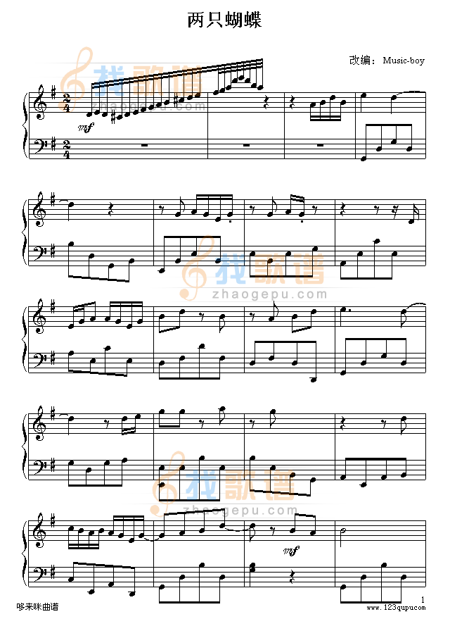 两只蝴蝶-Music-boy-庞龙
