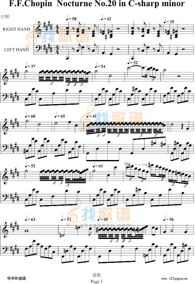 Chopin No.20-肖邦