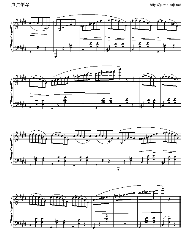 升C小调圆舞曲