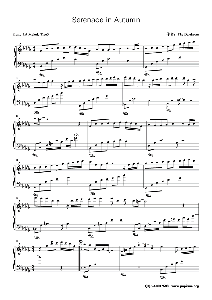 Serenade in Autumn
