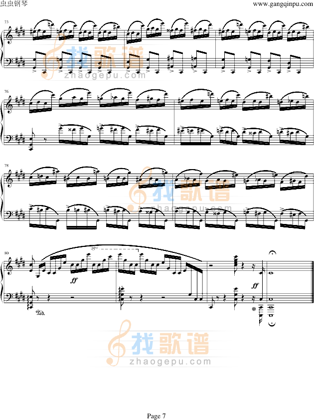 肖邦练习曲op10.4