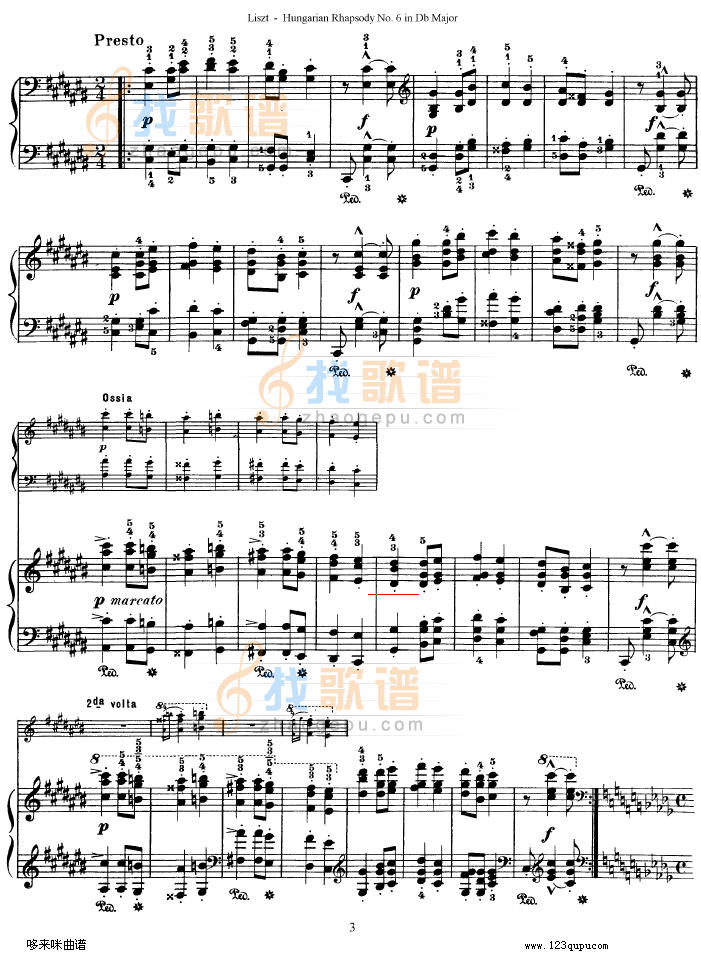 匈牙利狂想曲第六号-李斯特
