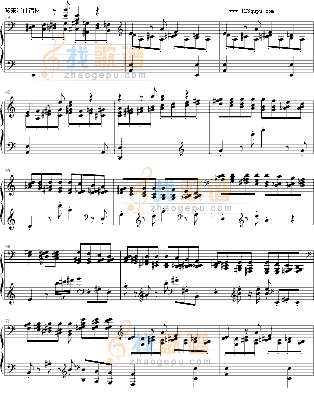 第二钢琴奏鸣曲 第二乐章-普罗科非耶夫