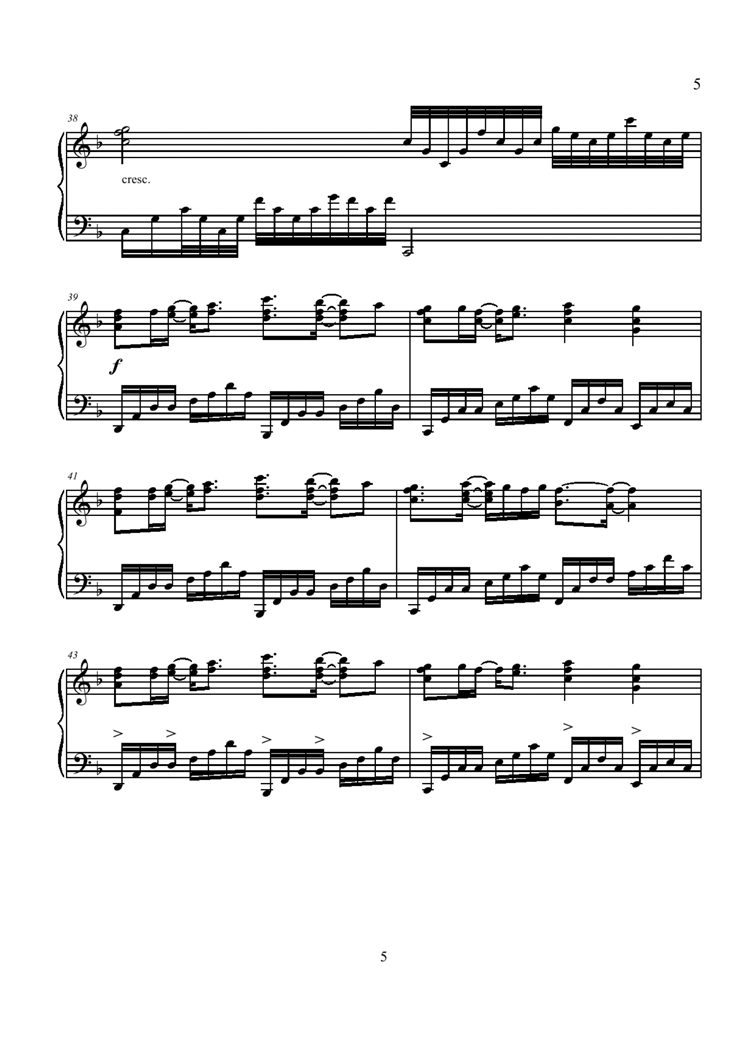 Every Heart  piano