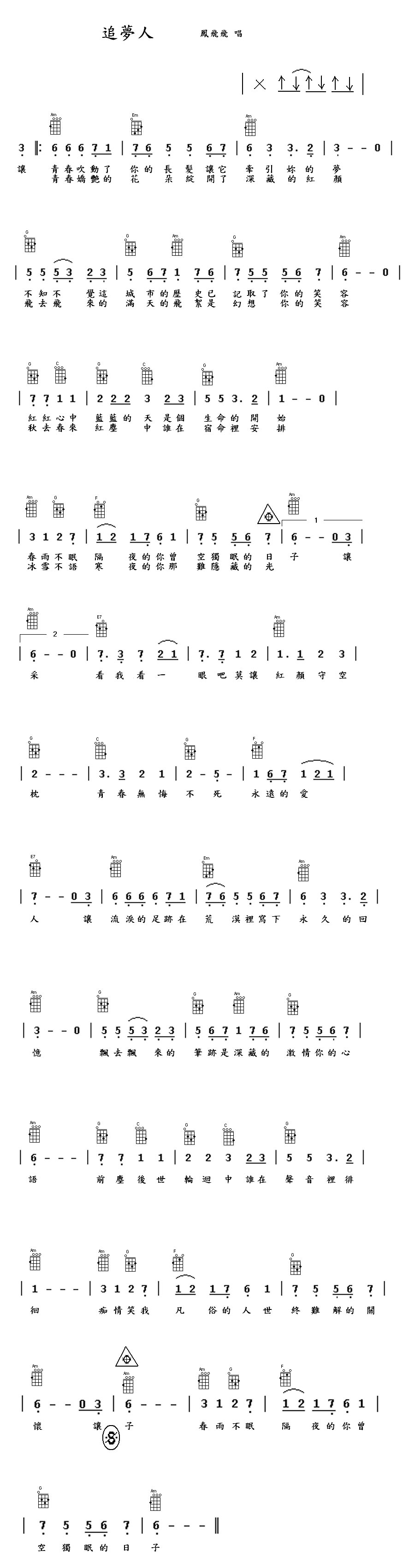 追梦人-凤飞飞
