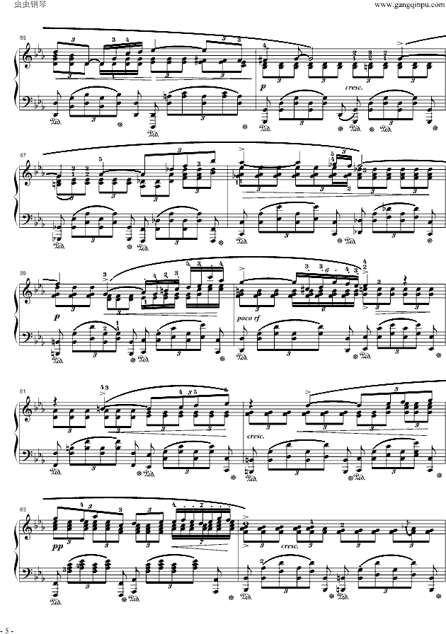 肖邦c小调夜曲 Op.48 No.1