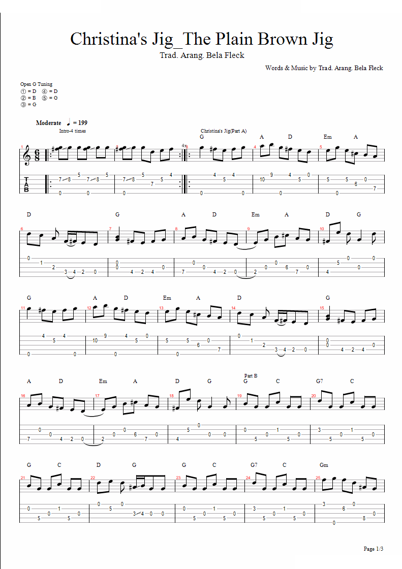 Christina’s Jig_The Plain Brown Jig