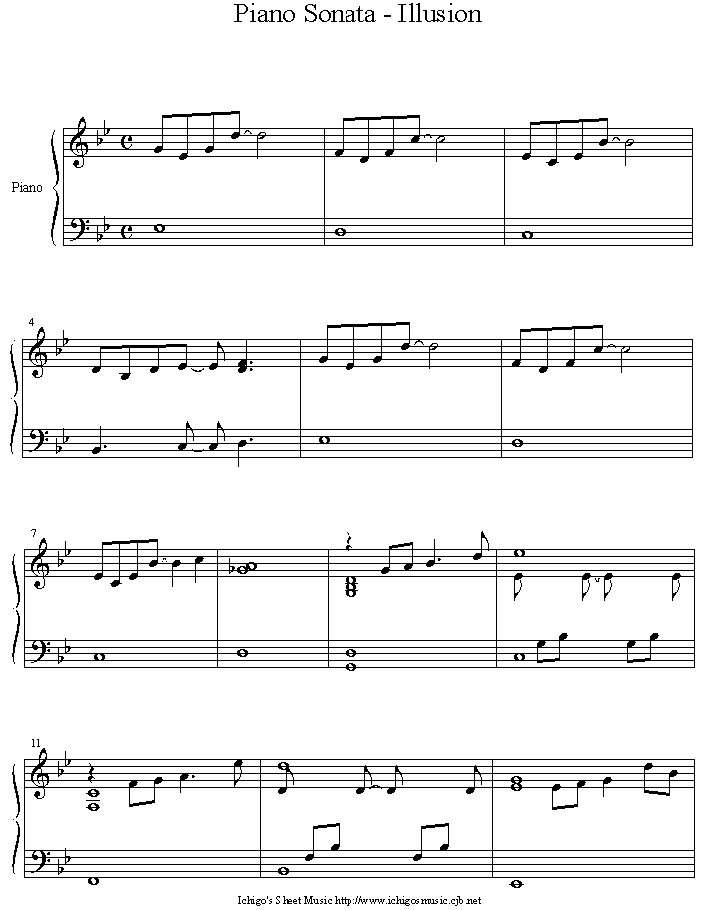 Piano Sonata - Illusion