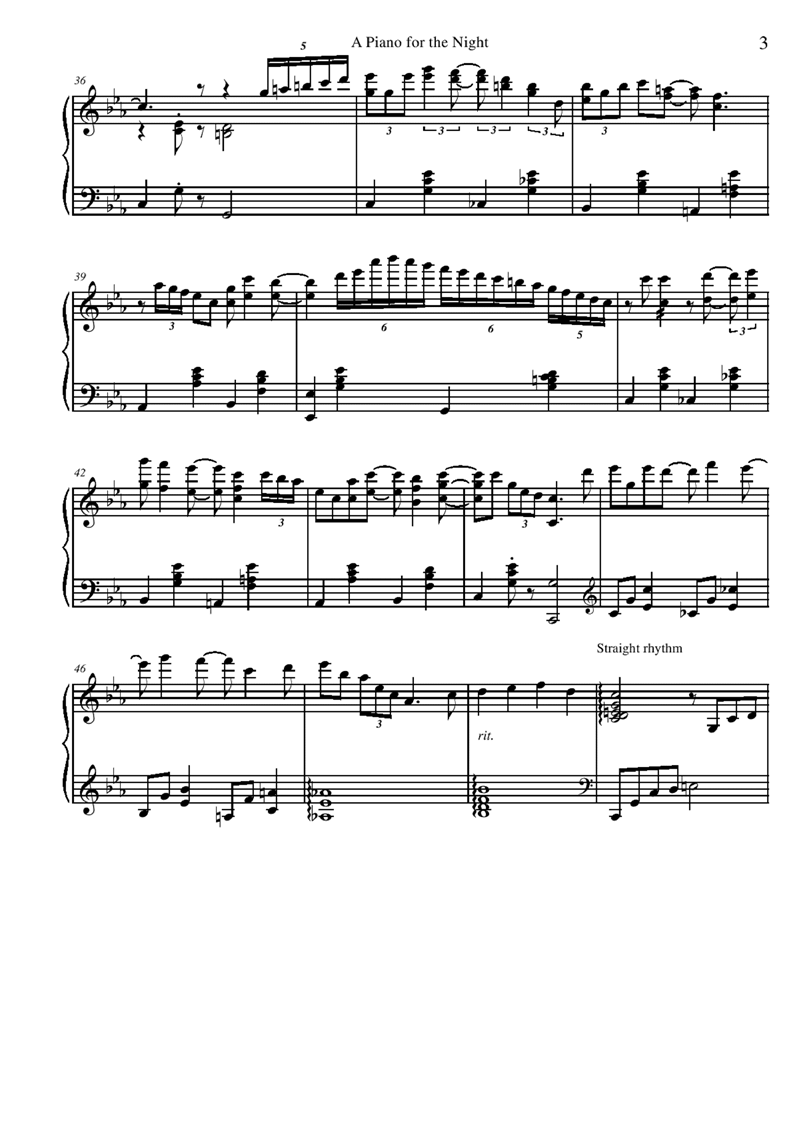 A Piano for the Night