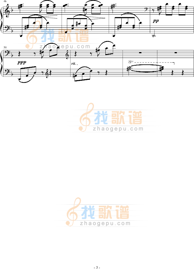小夜曲-左手简易版