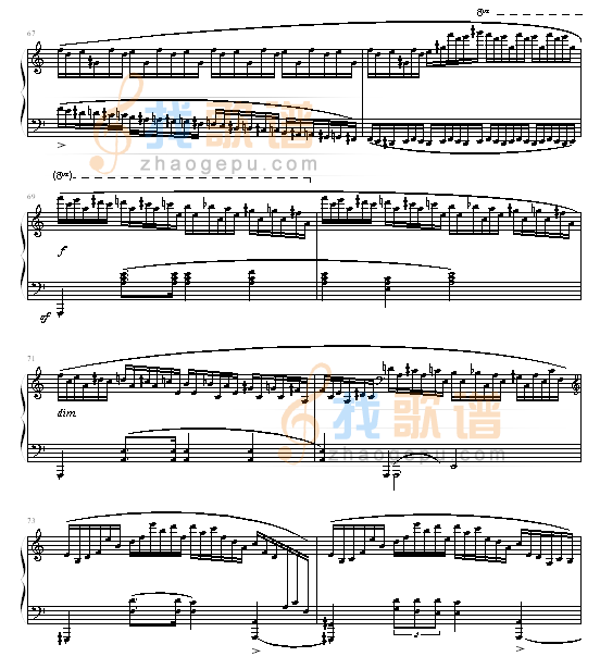 肖邦练习曲第２３首-（冬风）