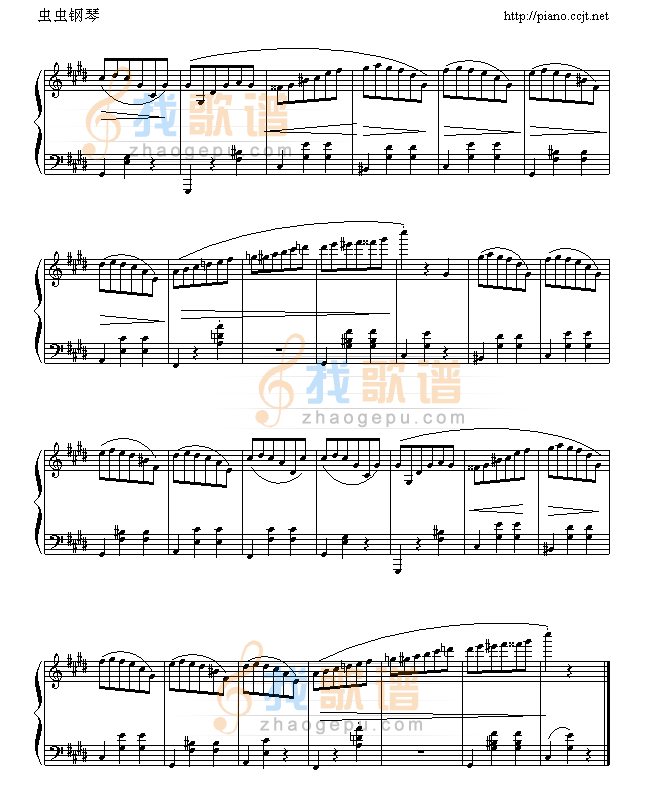 升C小调圆舞曲