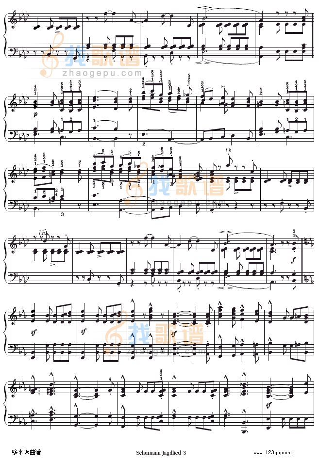 Waldscenen op.82-舒曼