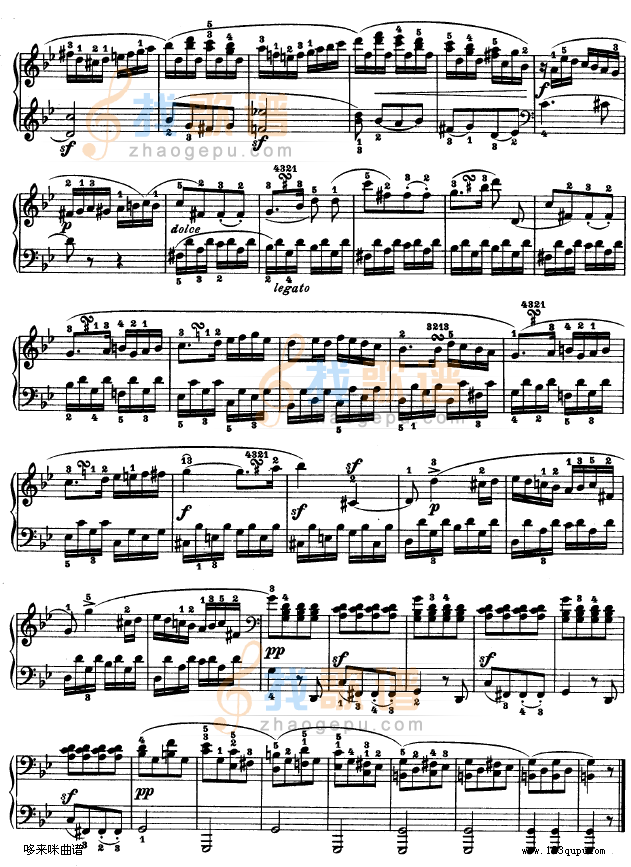第十九钢琴奏鸣曲-（Op.49 No.1）-贝多芬