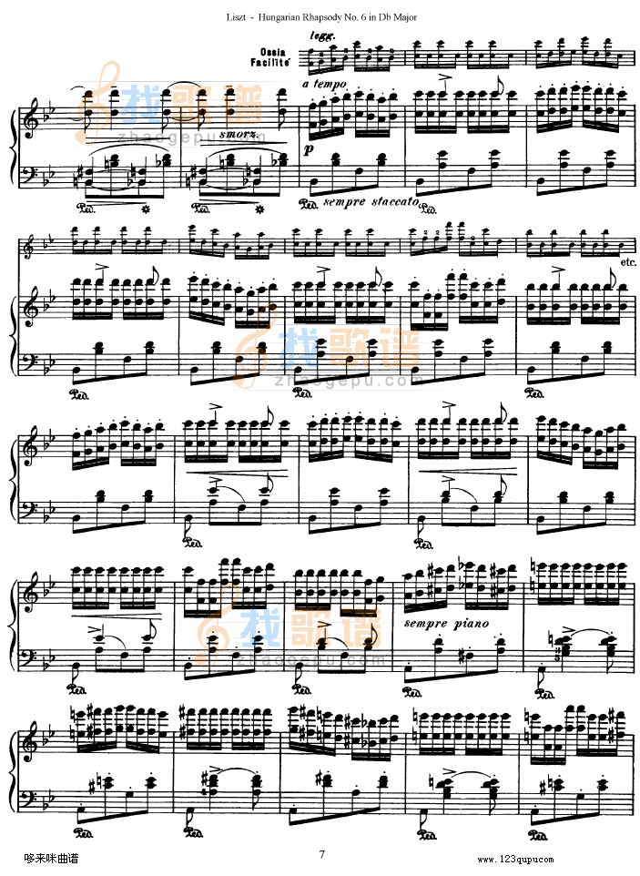 匈牙利狂想曲第六号-李斯特