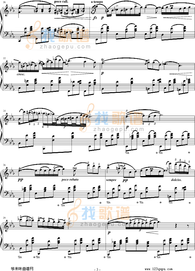 降E大调夜曲-（Op.9-2）-肖邦