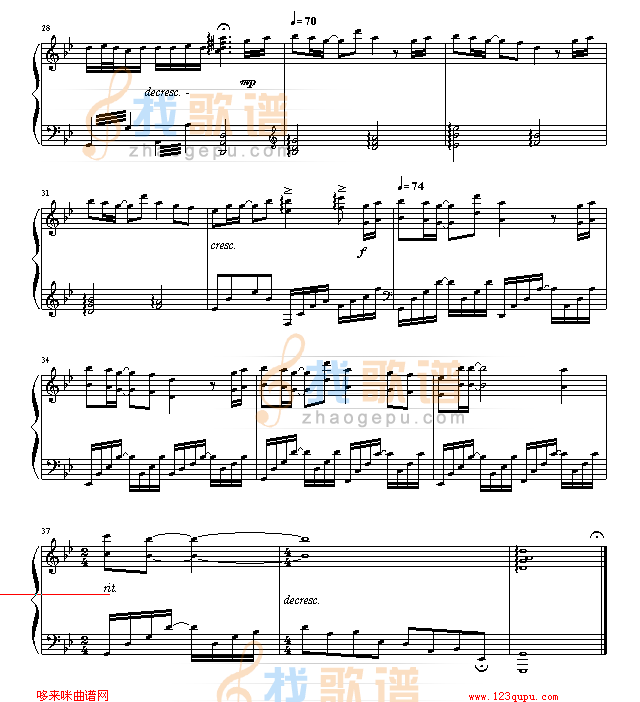 千年之恋钢琴演奏版-飞儿乐团