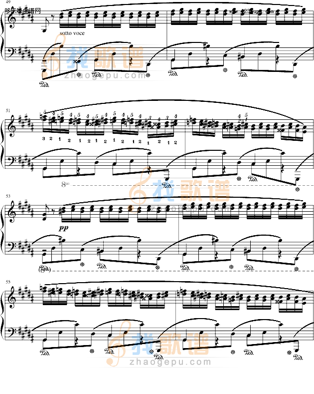 肖邦三度练习曲(op.25 no.6)-肖邦