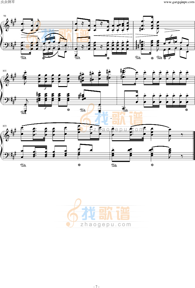 波兰军队舞曲-Op.40 No.1