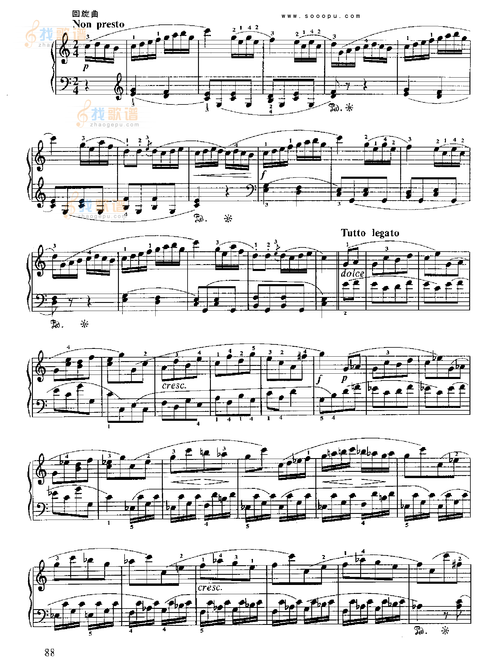 小奏鸣曲(Op.20 No.2)