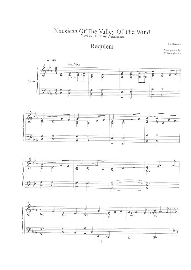 Nausicaa Of The Valley Of The Wind - Requiem