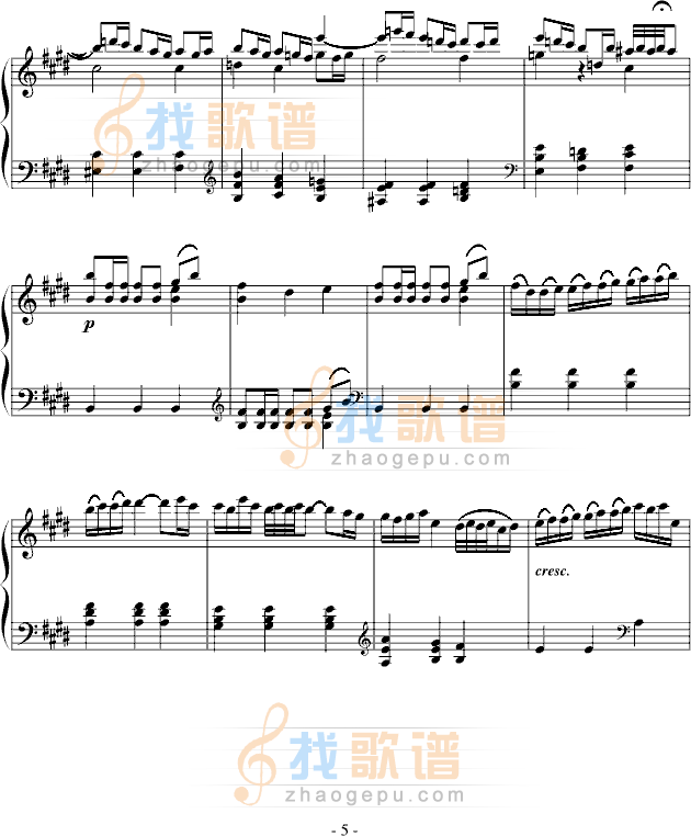 E大调奏鸣曲