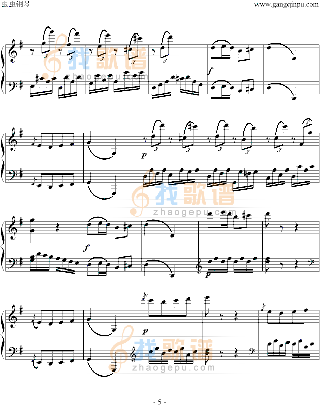 第25奏鸣曲第三乐章