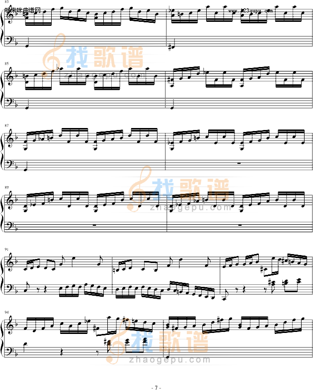 巴赫第一键盘（钢琴）乐协奏曲（第一乐章）-巴赫