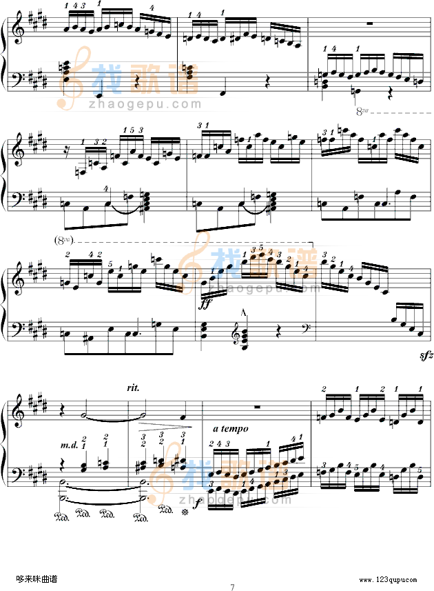 练习曲Op.72 No.1-莫什科夫斯基