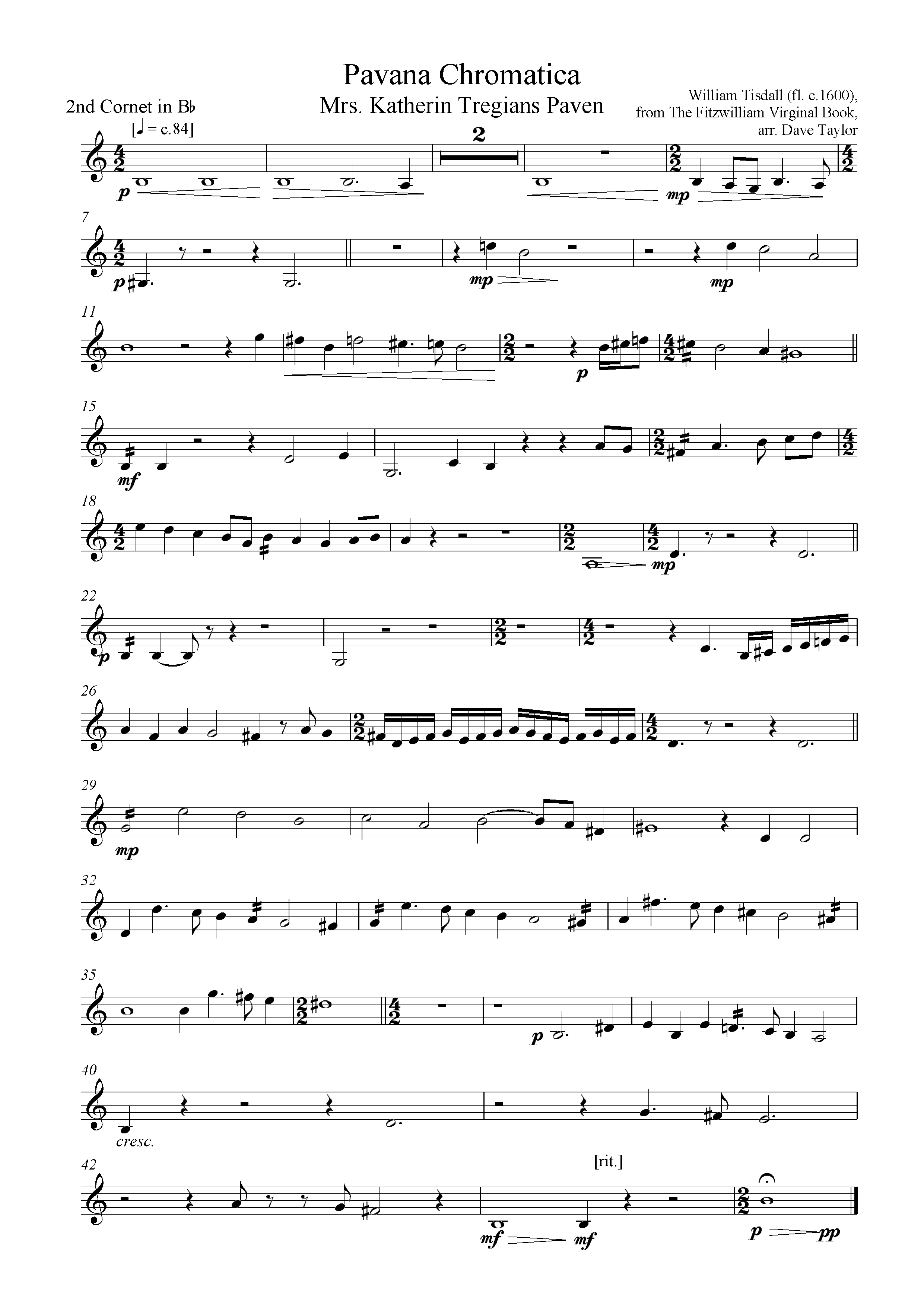 2nd Cornet in Bb