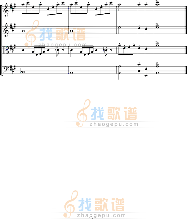 A大调晨歌