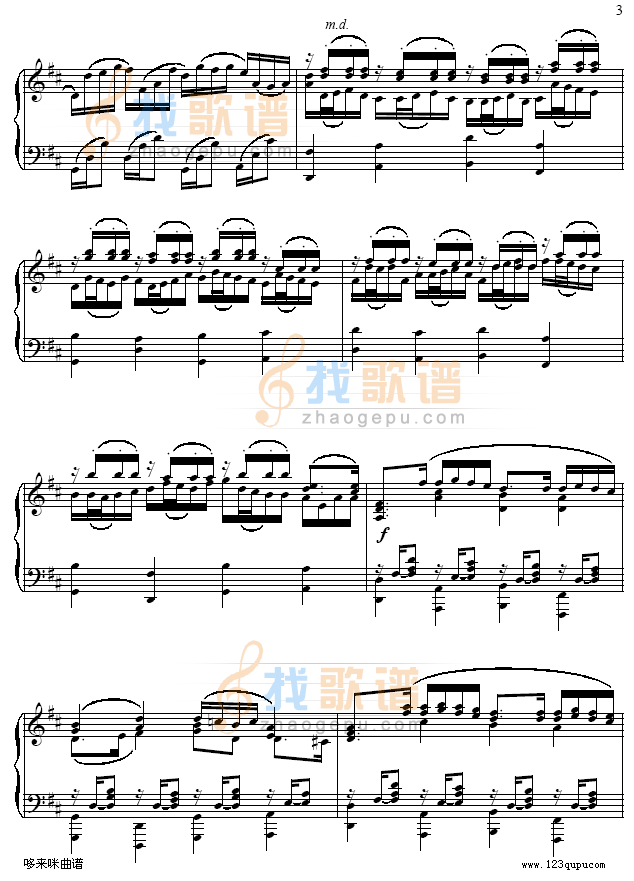 D大调卡农-Cannon D-帕赫贝尔-Pachelbel
