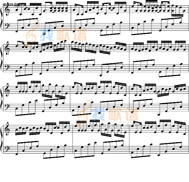 卡农-完美简单版-帕赫贝尔-Pachelbel