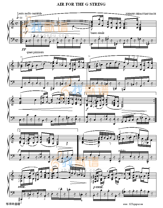 Air For The G String-巴赫