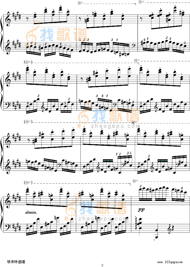 练习曲Op.72 No.1-莫什科夫斯基